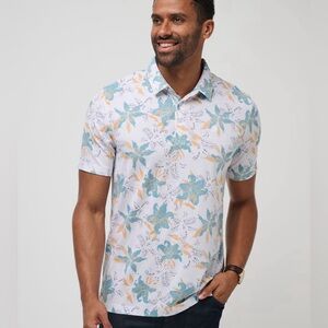 Travis Mathew “Paradise Peak” Polo White BNWT size L
